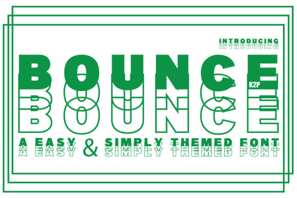 Bounce: The Bold Typeface That Brings Speed and Energy to Your Designs