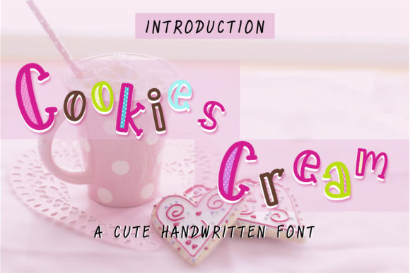 Cookies Cream: The Whimsical Display Font for Creative Projects