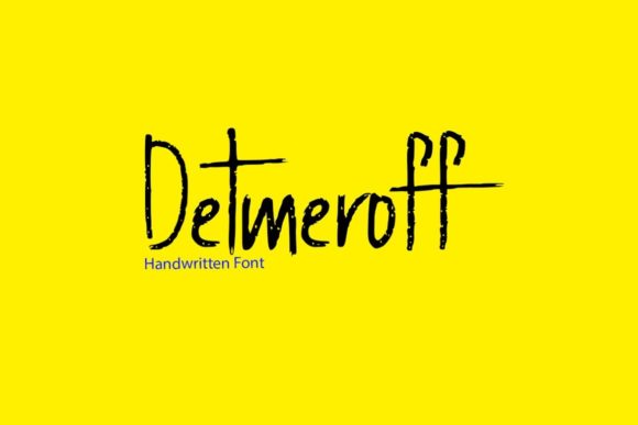 Detmeroff: Why This Cookie-Inspired Typeface Is a Smart Choice for Bold Branding