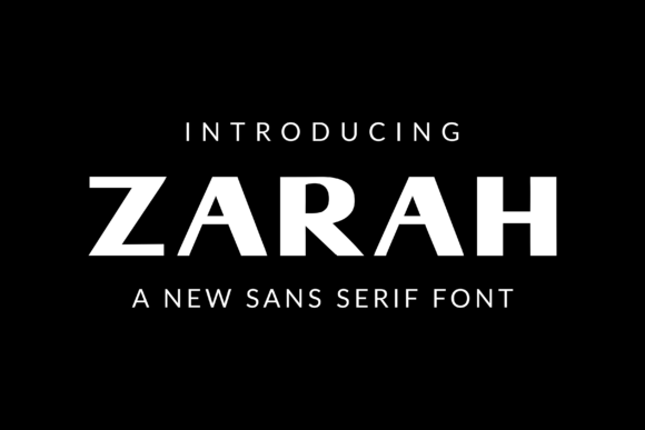 Elevate Your Visual Identity with Zarah: The Art of Elegant Typography