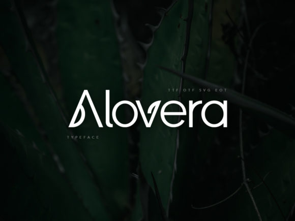 Evaluating Alovera: A Cool and Techno Display Font
