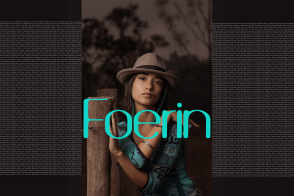 Foerin Typeface: A Strategic Approach to Minimalist Display Design