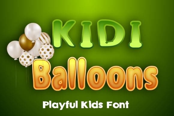 Kidi Balloons: Navigating the Joyful Pitfalls of Display Typography
