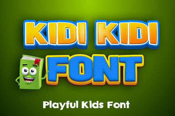 Kidi Kidi: The Playful Display Font for Whimsical Branding