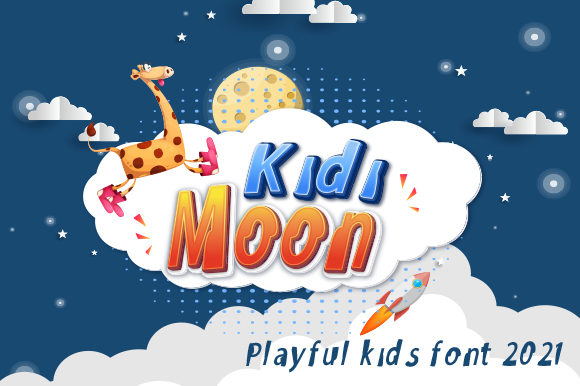 Kidi Moon: The Whimsical Display Font for Playful Branding
