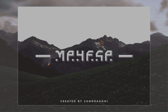 Mahesa: A Display Font with Unique Style and Purpose