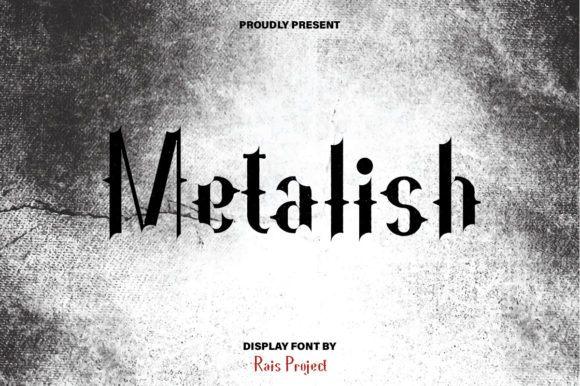 Metalish: The Mystic Display Font for Stunning Visuals