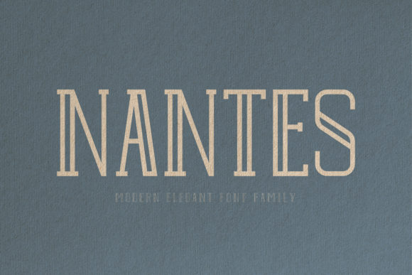 Nantes: A Bold, Stylish, and Luxurious Display Font for Modern Design