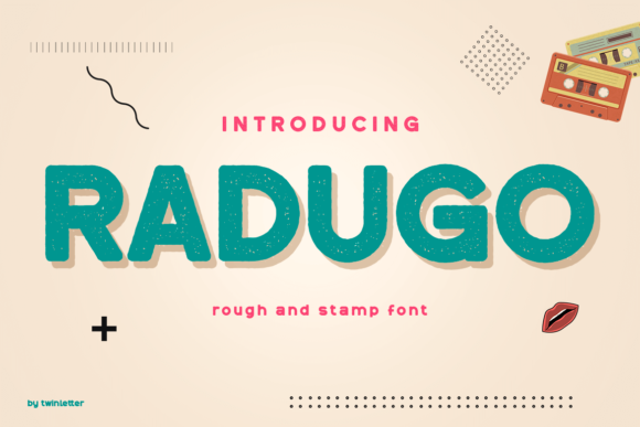 Radugo: Elevating Visual Identity with Bold, Textured Typography