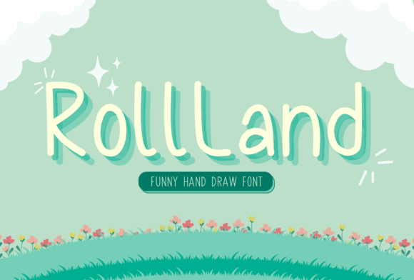 Roll Land: A Display Font with Smooth Charm