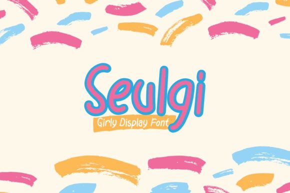 Seulgi: A Cute and Friendly Display Font for Bright Designs