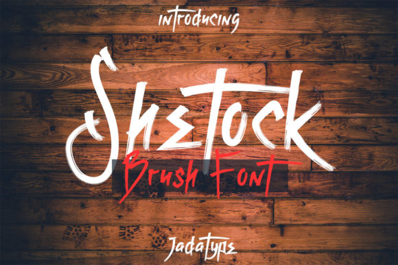 Shetock Brushed Display Font: Elevate Your Design Aesthetic